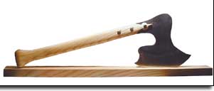Tempering a broadaxe will greatly increase its strength when you use the right metals.